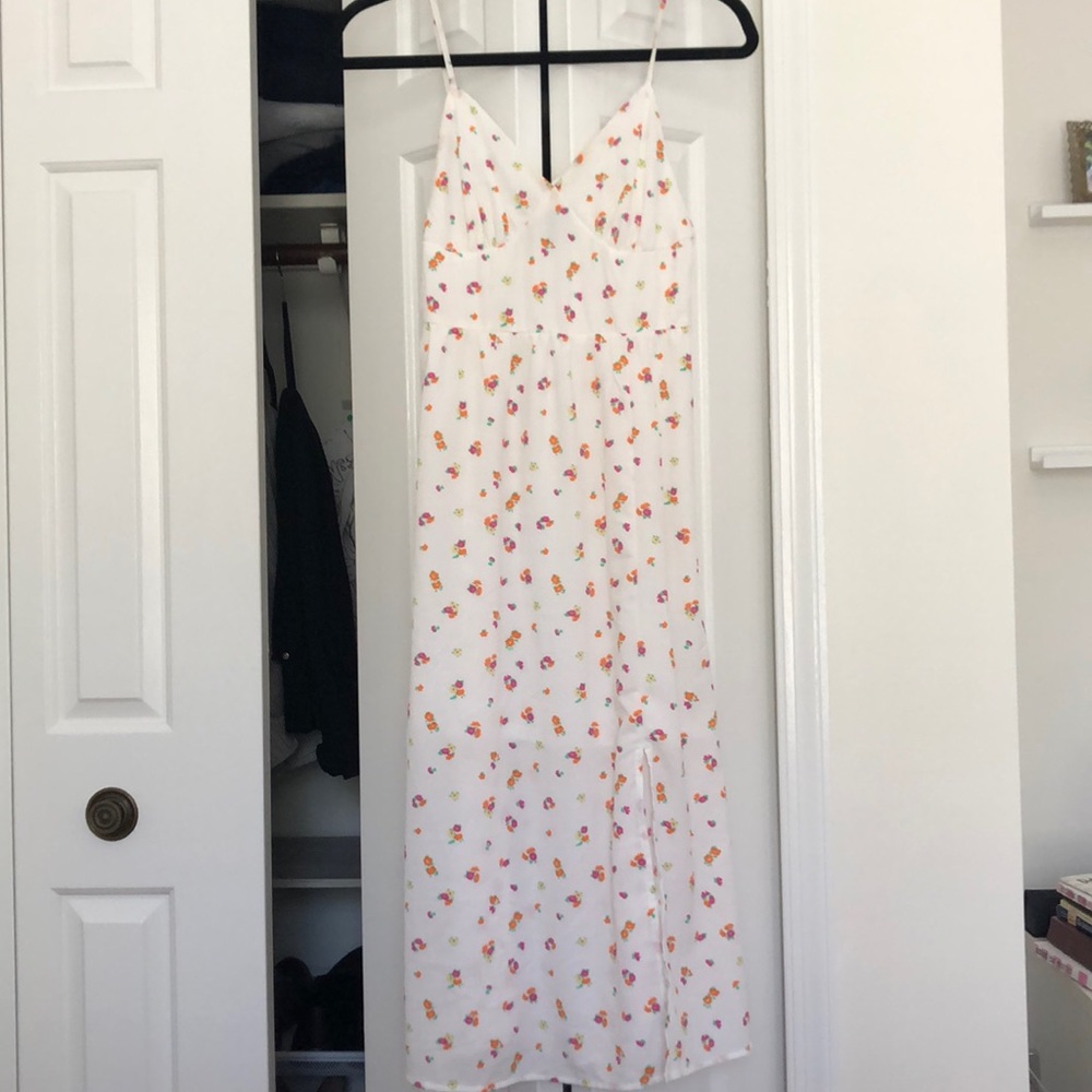 Floral White Sundress